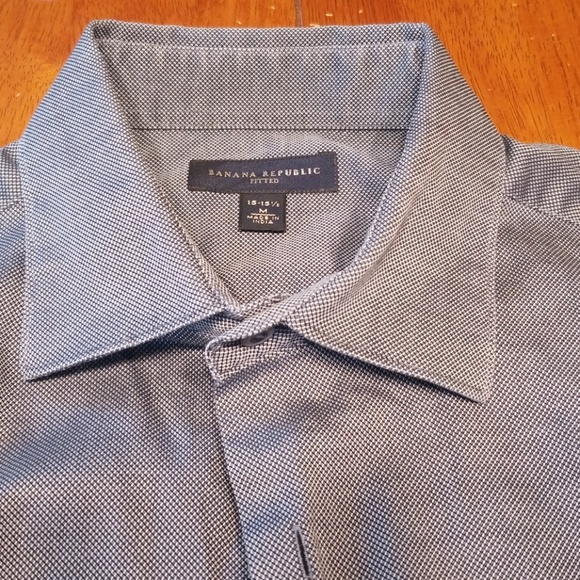 Banana Republic Other - 3 for 15 Banana Republic dress shirt blue/gray